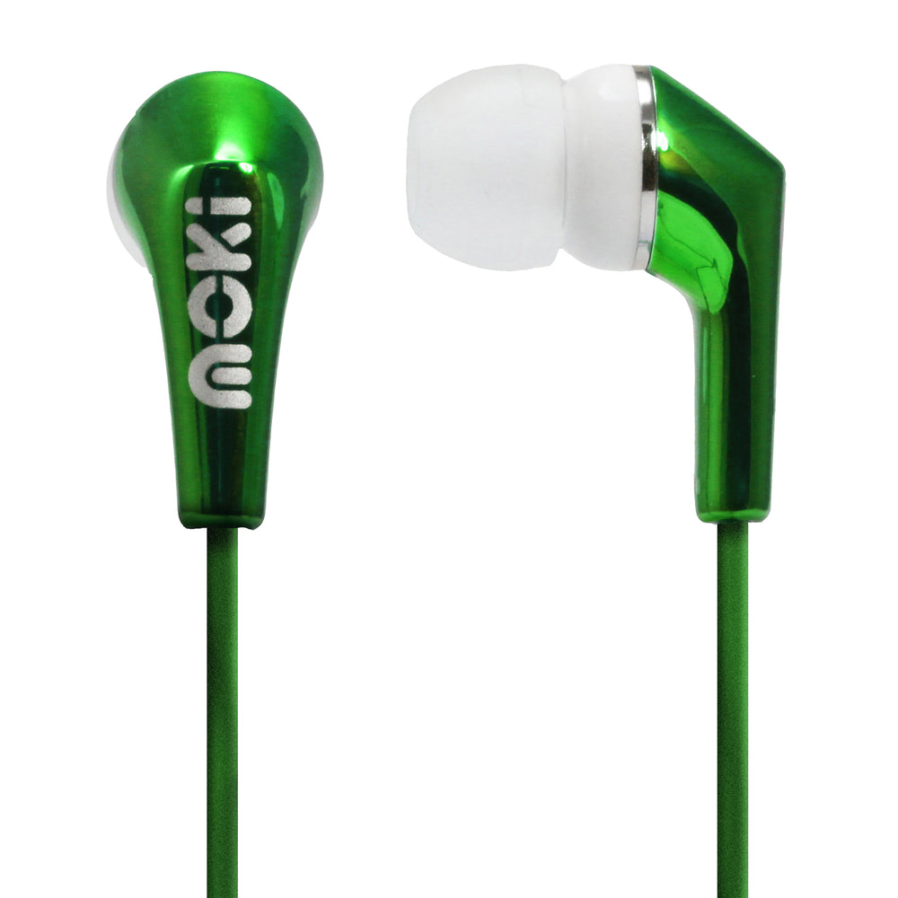 Moki Metallics Earphone - GREEN