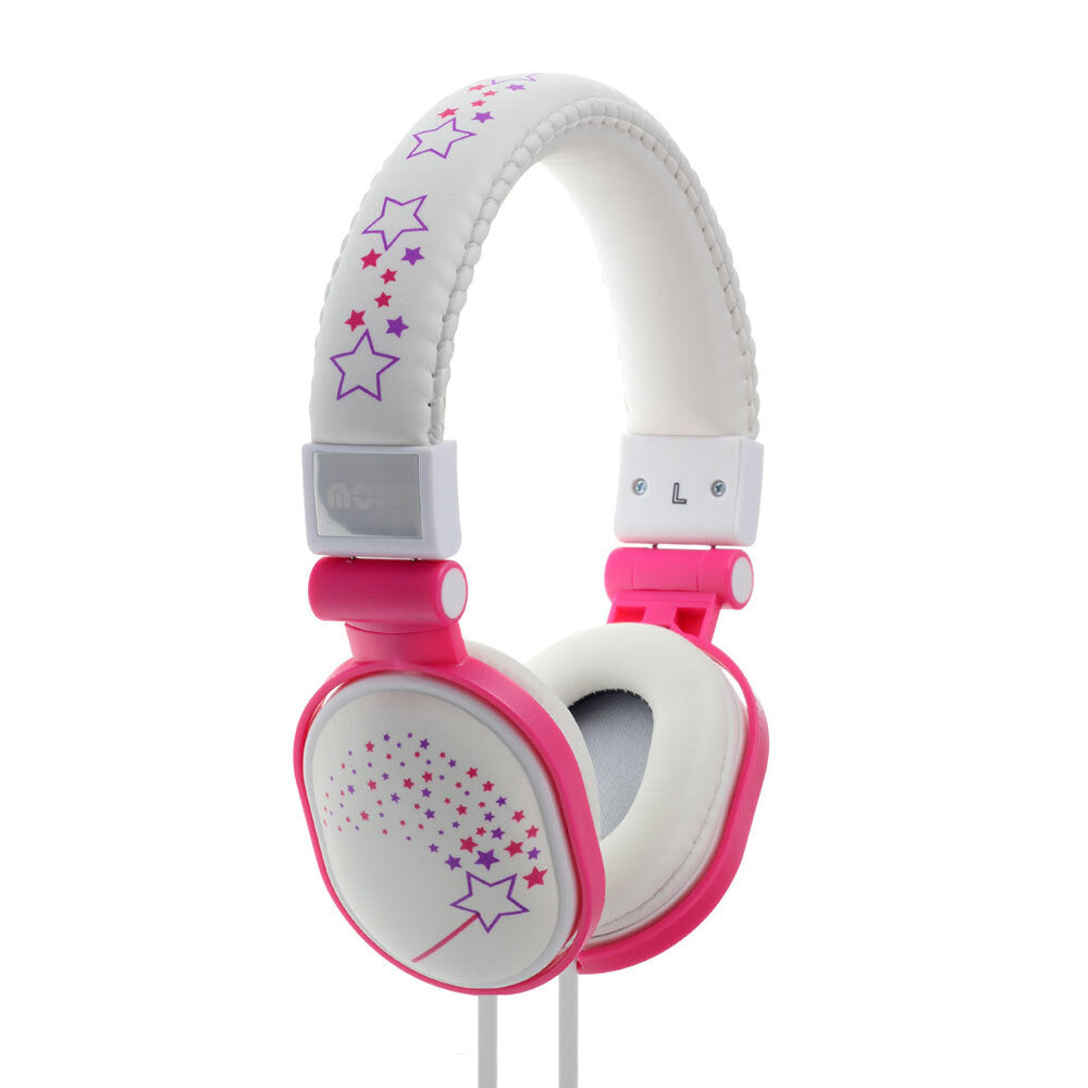 2PK Moki Popper Sparkles Headphones White