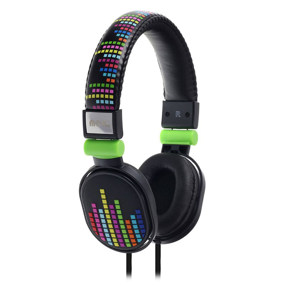 2PK Moki Popper Levels Black Headphones