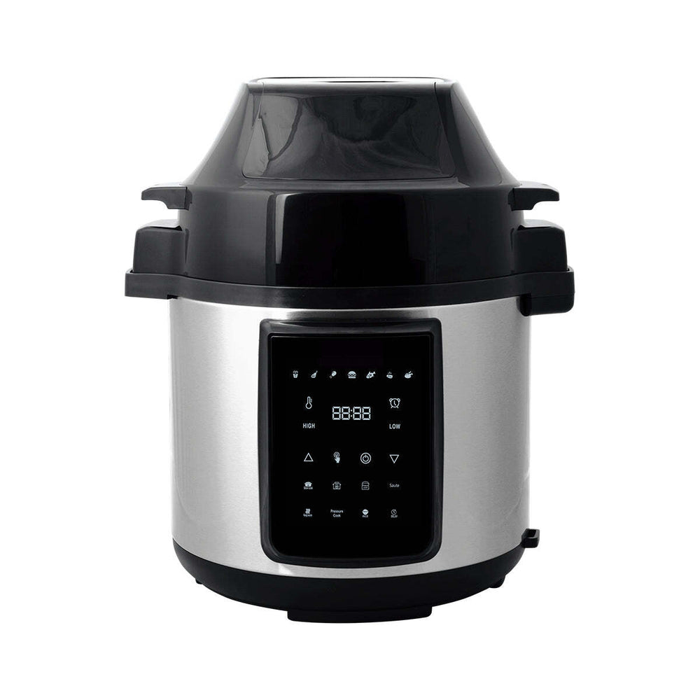 Healthy Choice 6L Air Fryer + Pressure Cooker (Silver) Kitchen Appliance