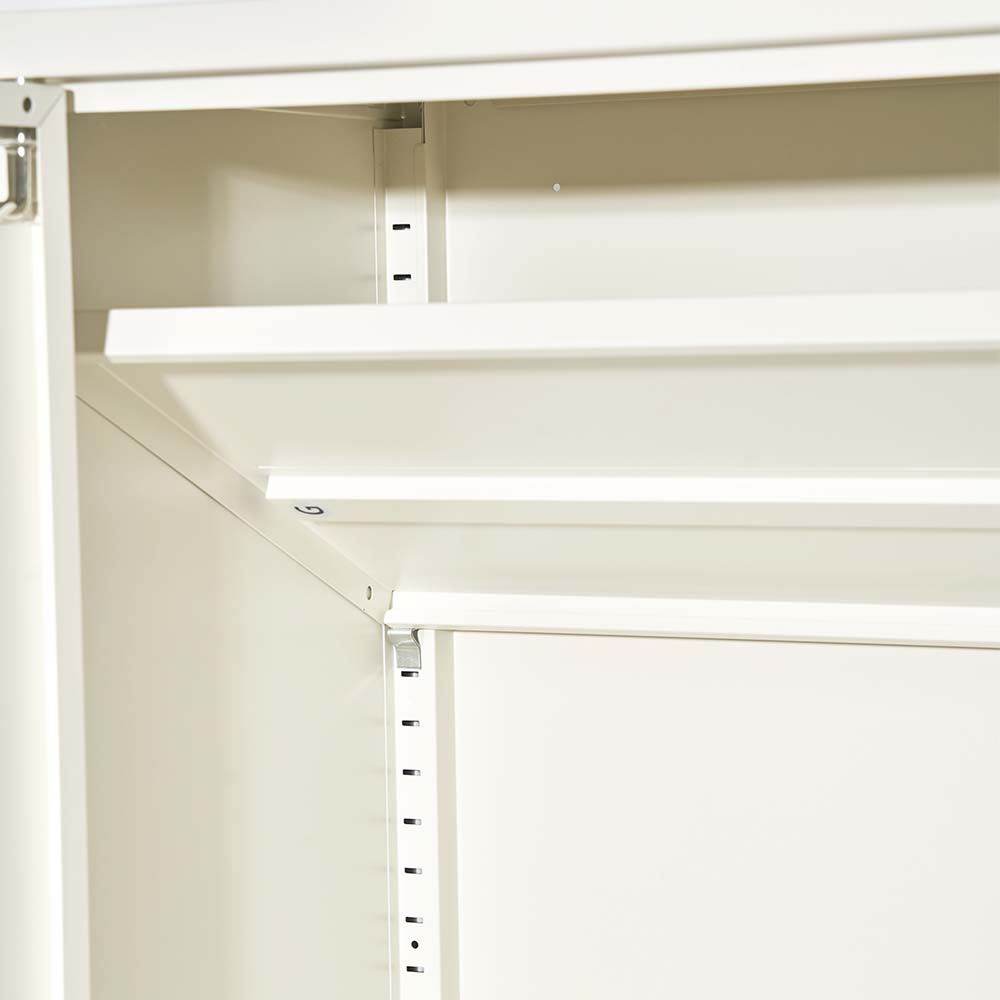 ArtissIn Buffet Sideboard Metal Cabinet White
