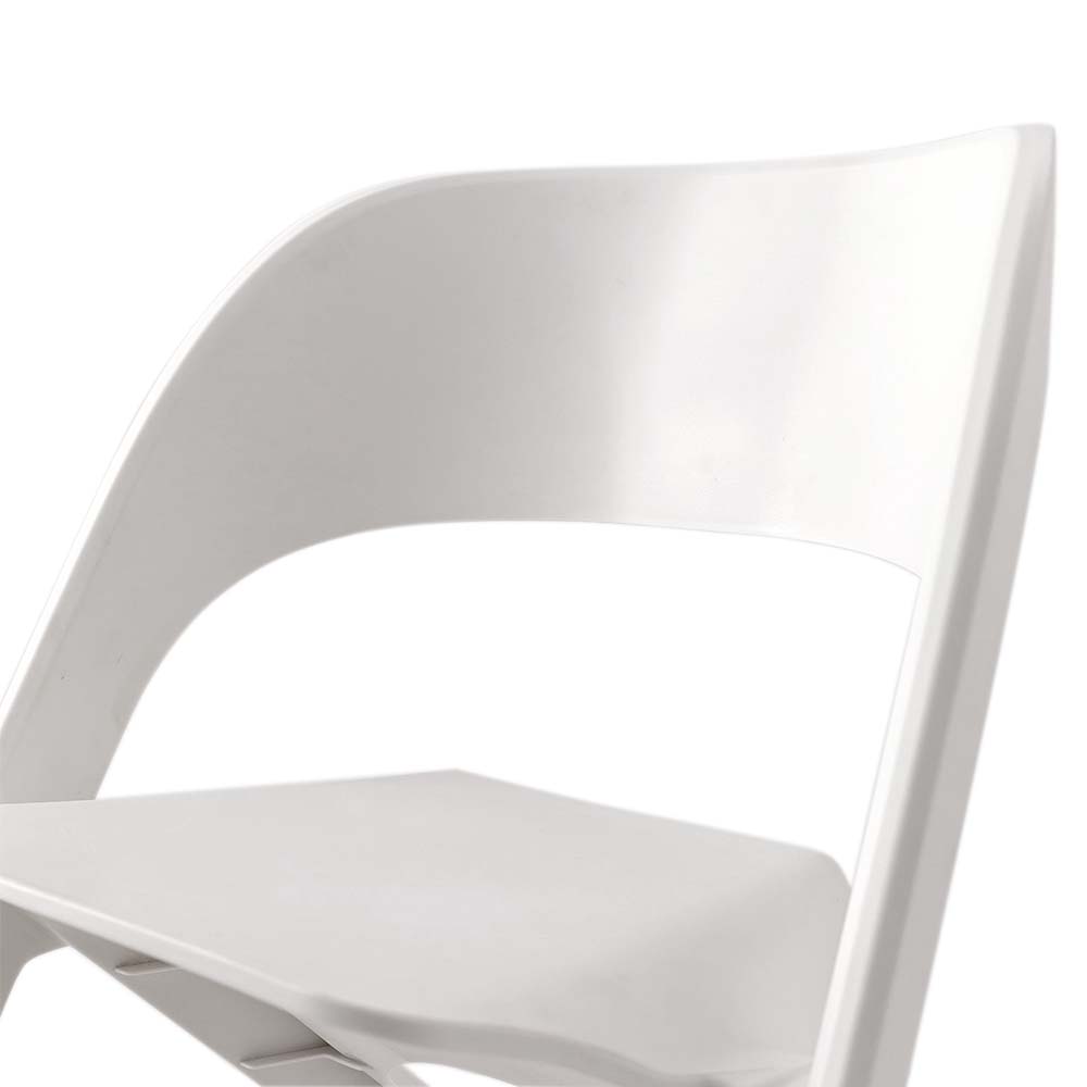 ArtissIn Stackable Dining Chairs X4 White
