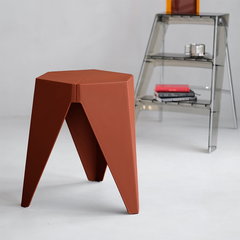 ArtissIn 2x Puzzle Stacking Stools Red