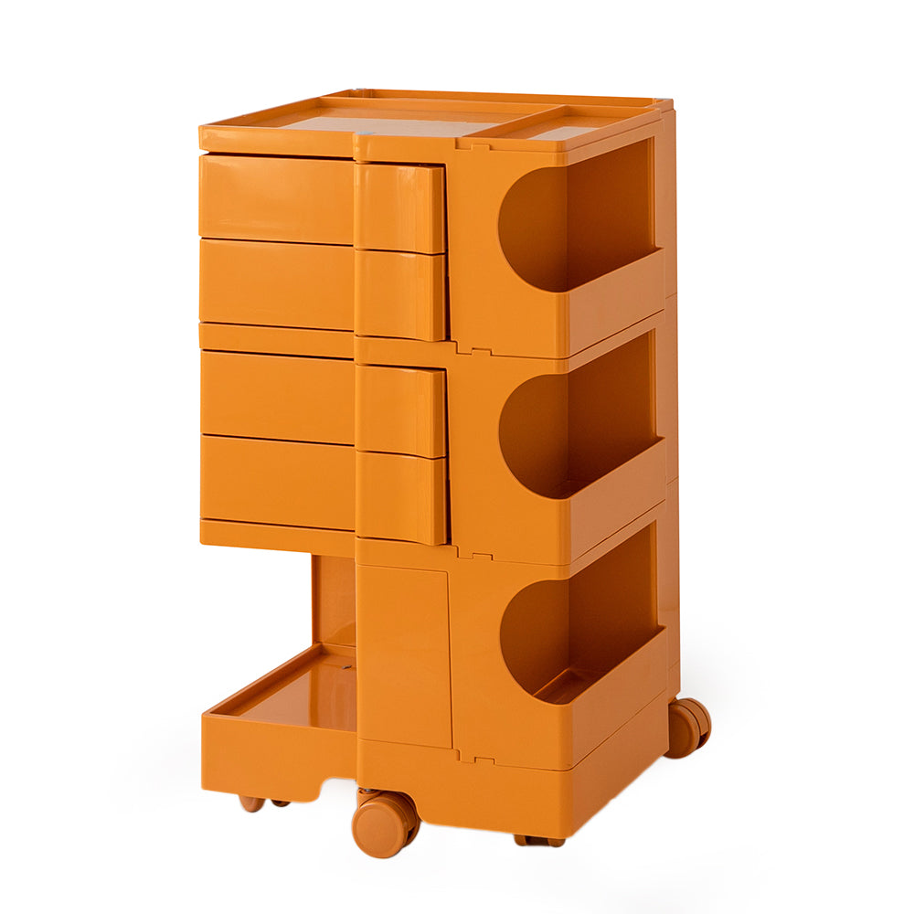 ArtissIn Bedside Table Trolley 5Tier Orange