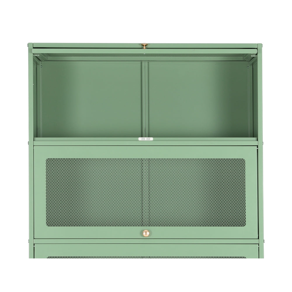 ArtissIn Sideboard Metal Locker Cabinet - ELIA Green