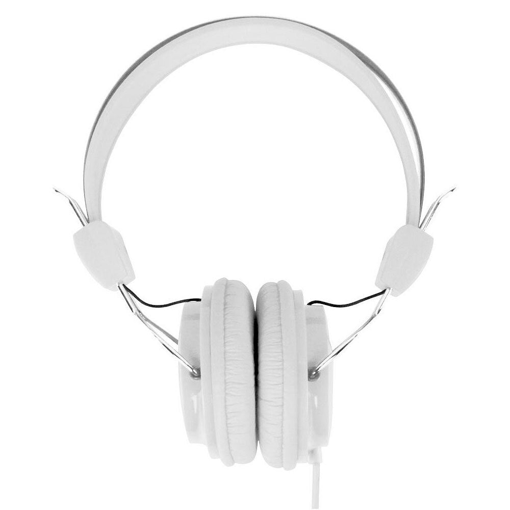 2PK Laser Volume Restricted Stereo Headphones For Kids - White