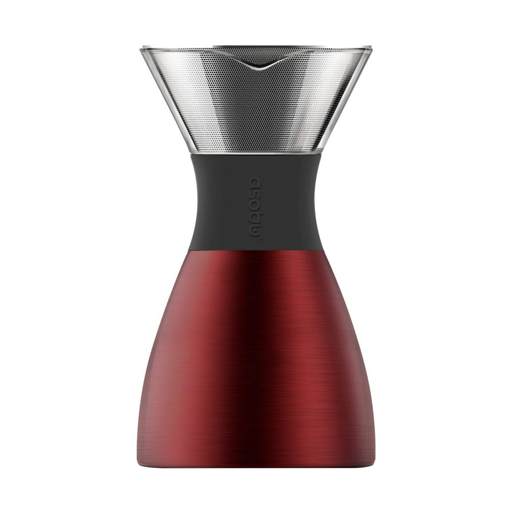 Asobu Pour Over, Burgundy/Black