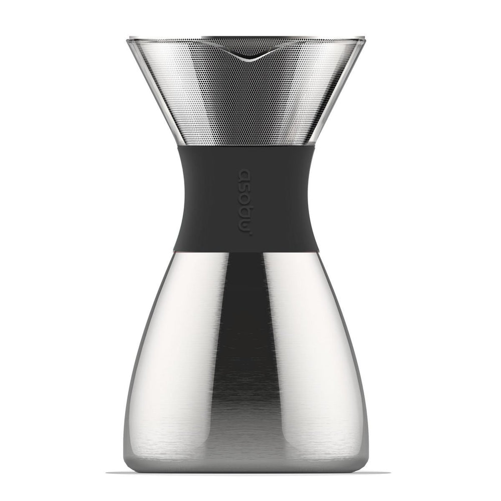 Asobu Pour Over, Silver/Black