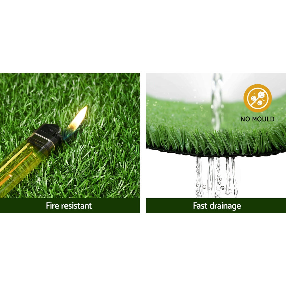 Primeturf Artificial Grass 1M x 10M - Olive Green