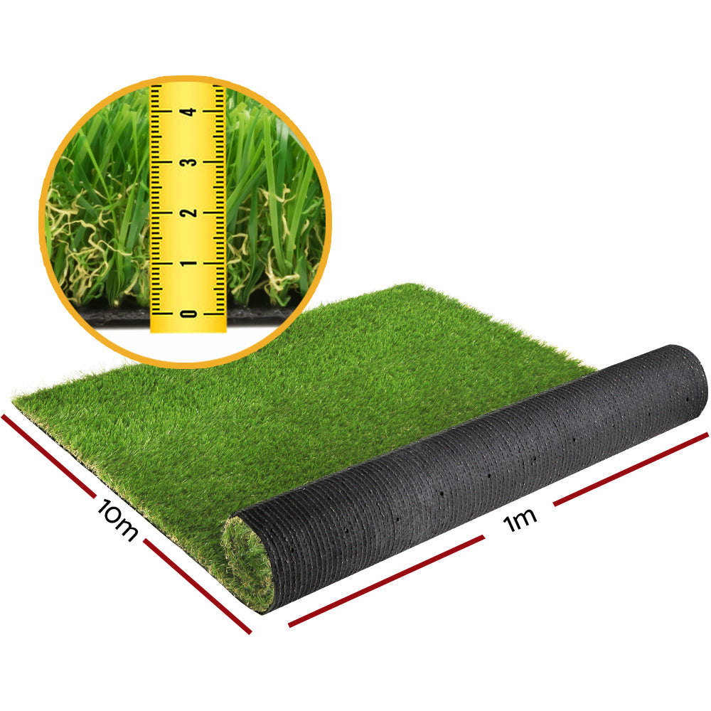 Primeturf Artificial Grass 4CM 1M x 10M - Natural