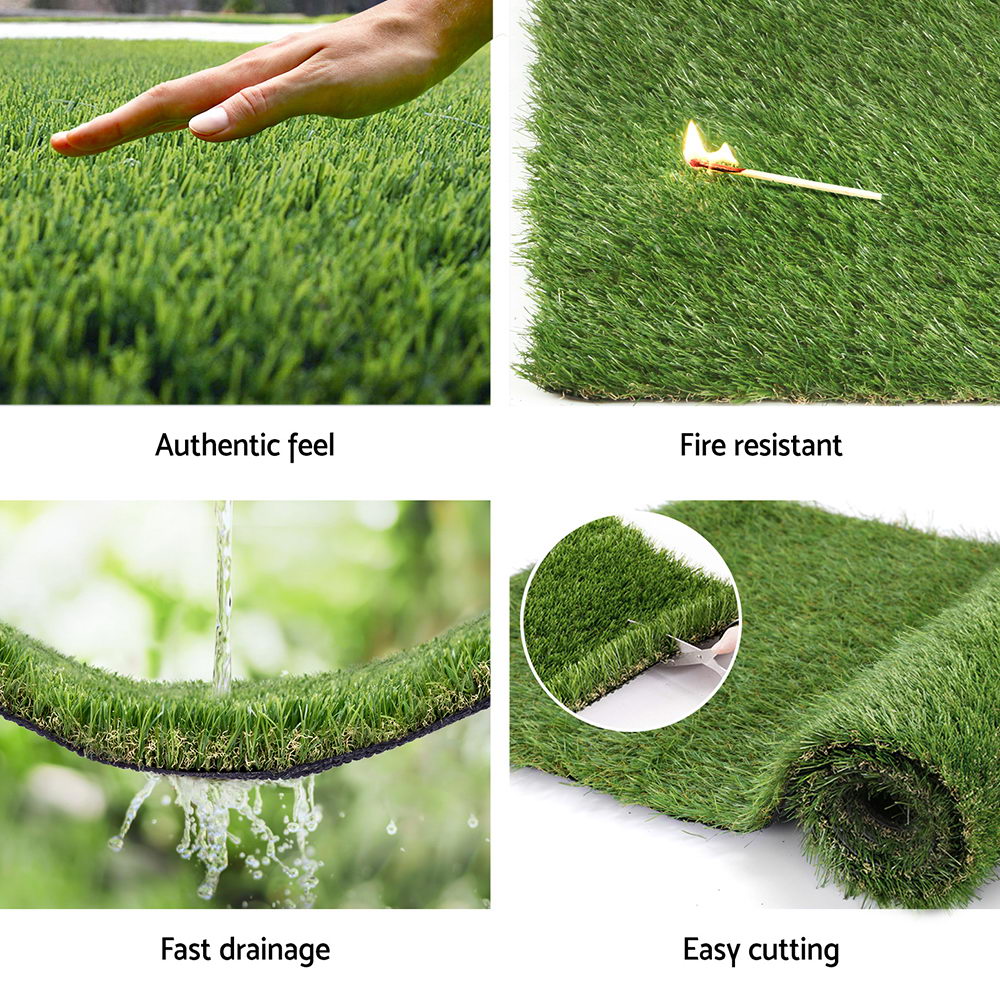 Primeturf Artificial Grass 30mm 2mx5m 20SQM Green