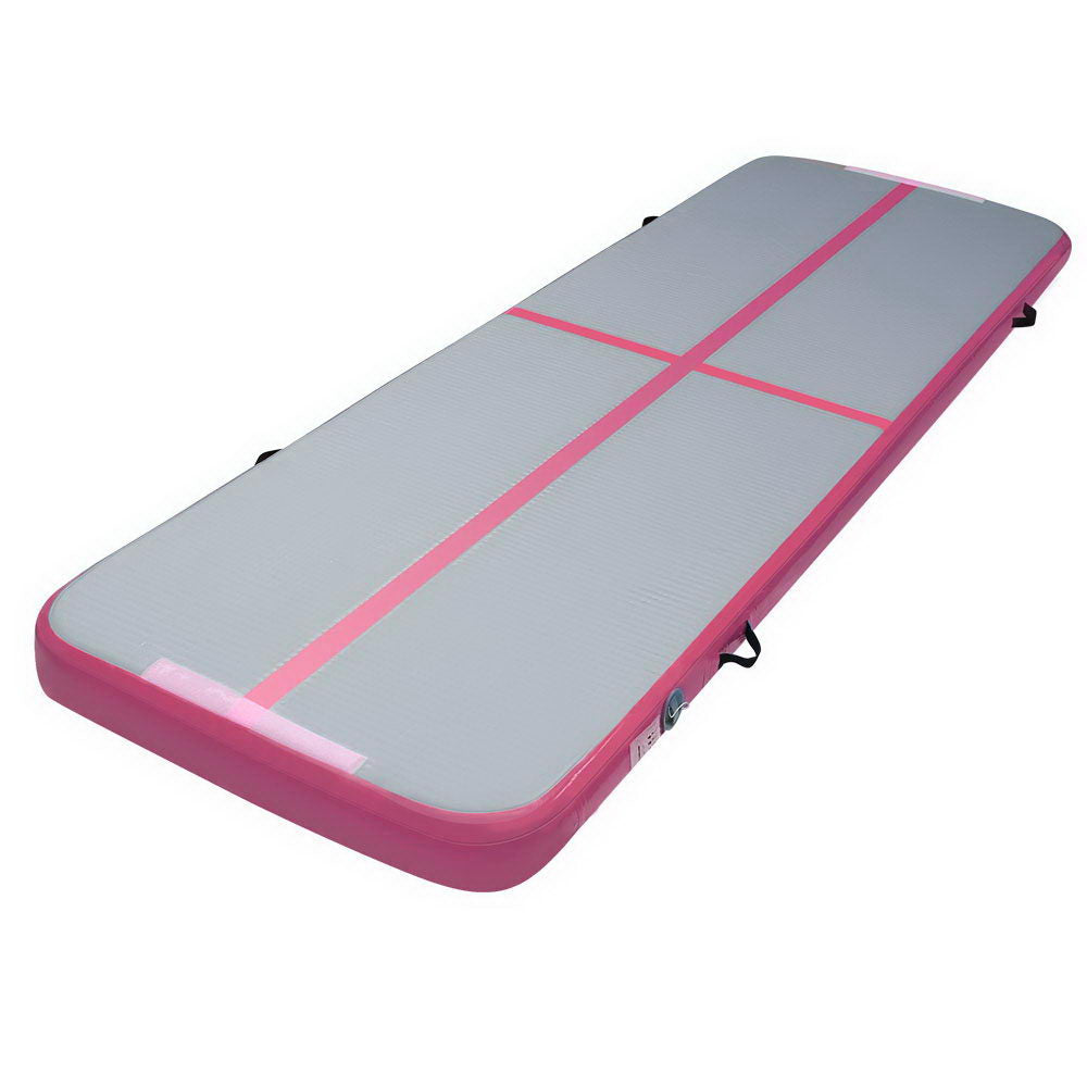 Everfit 3MX1M Inflatable Tumbling Mat Pink