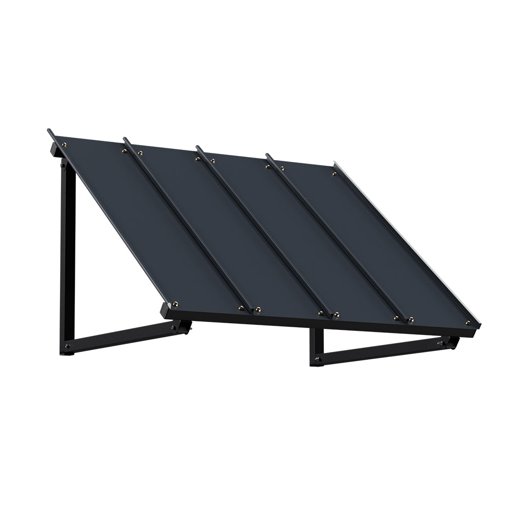 Instahut Window Door Awning Canopy 1mx1.2m - Black