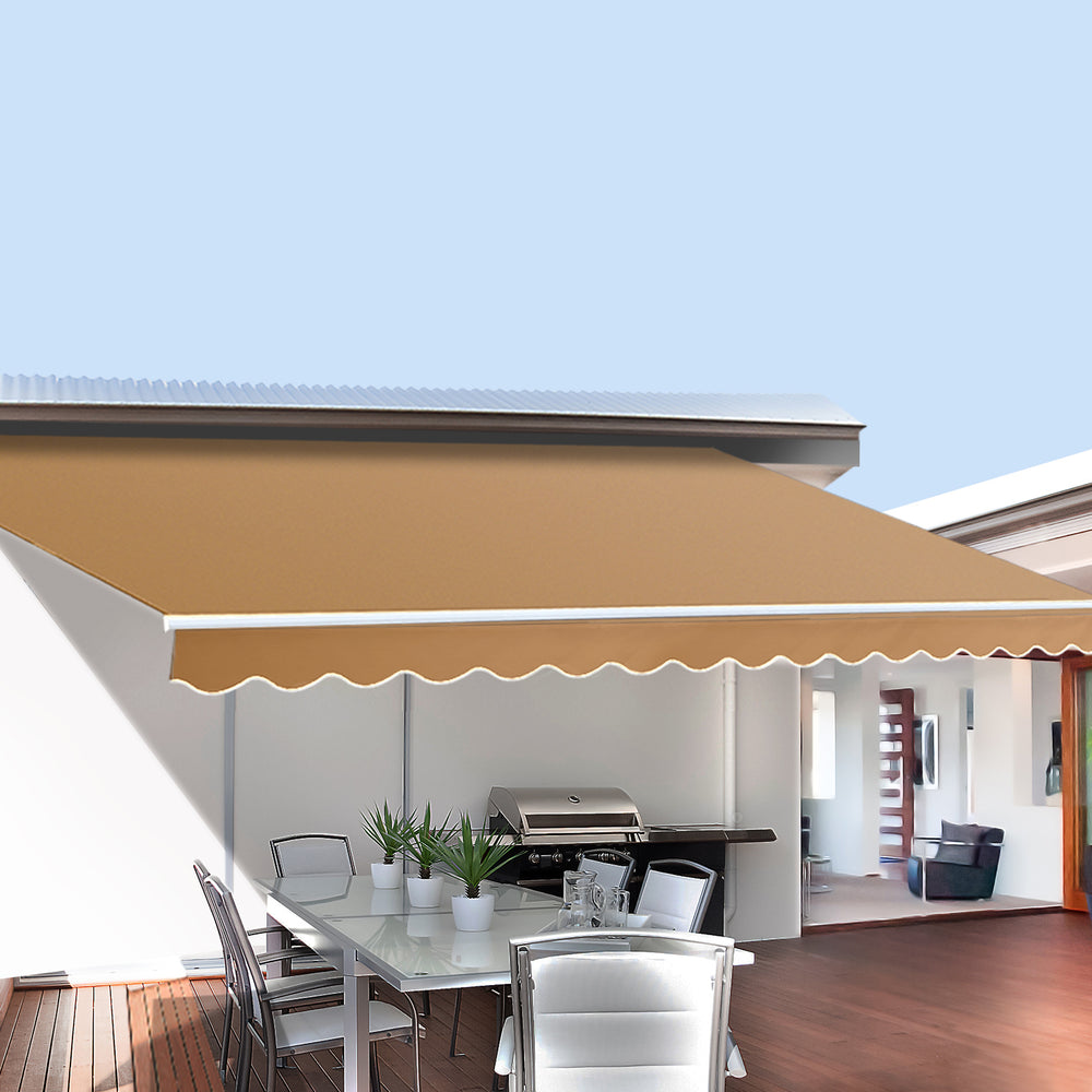 Instahut Retractable Awning 2.5Mx2M - Beige