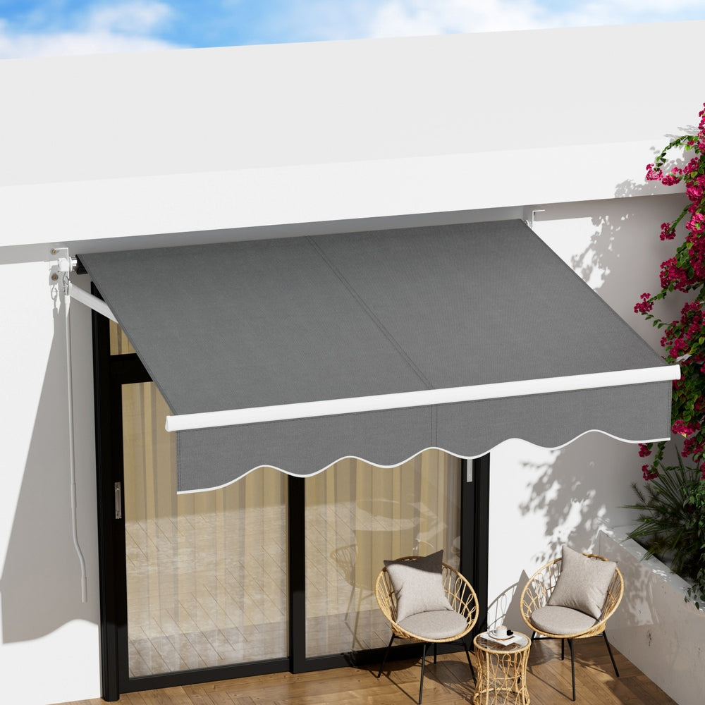 Instahut Retractable Motorised Outdoor Sunshade 2X1.5M