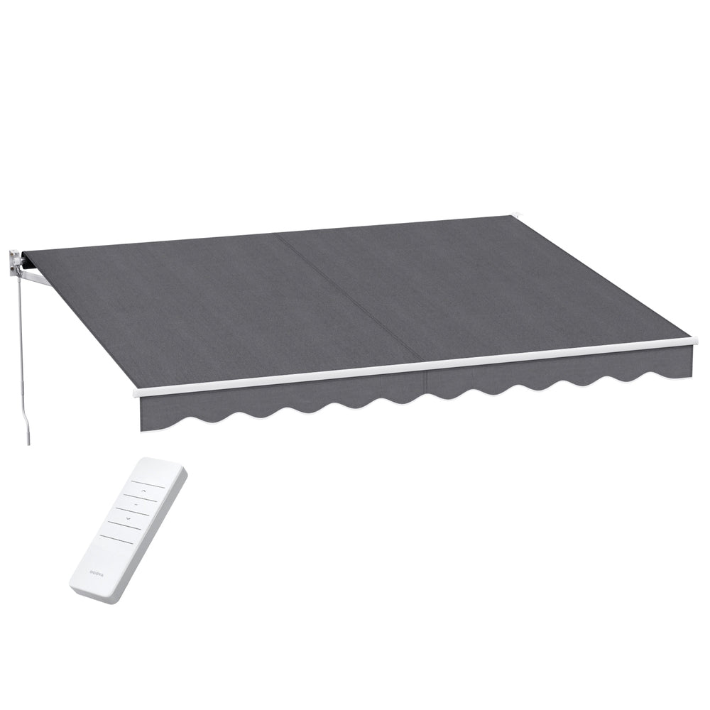 Instahut Retractable Motorised Outdoor Sunshade 4X3M