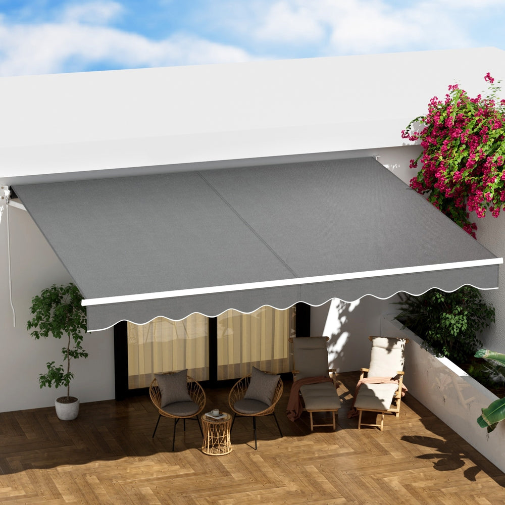 Instahut Retractable Motorised Outdoor Sunshade 4X3M