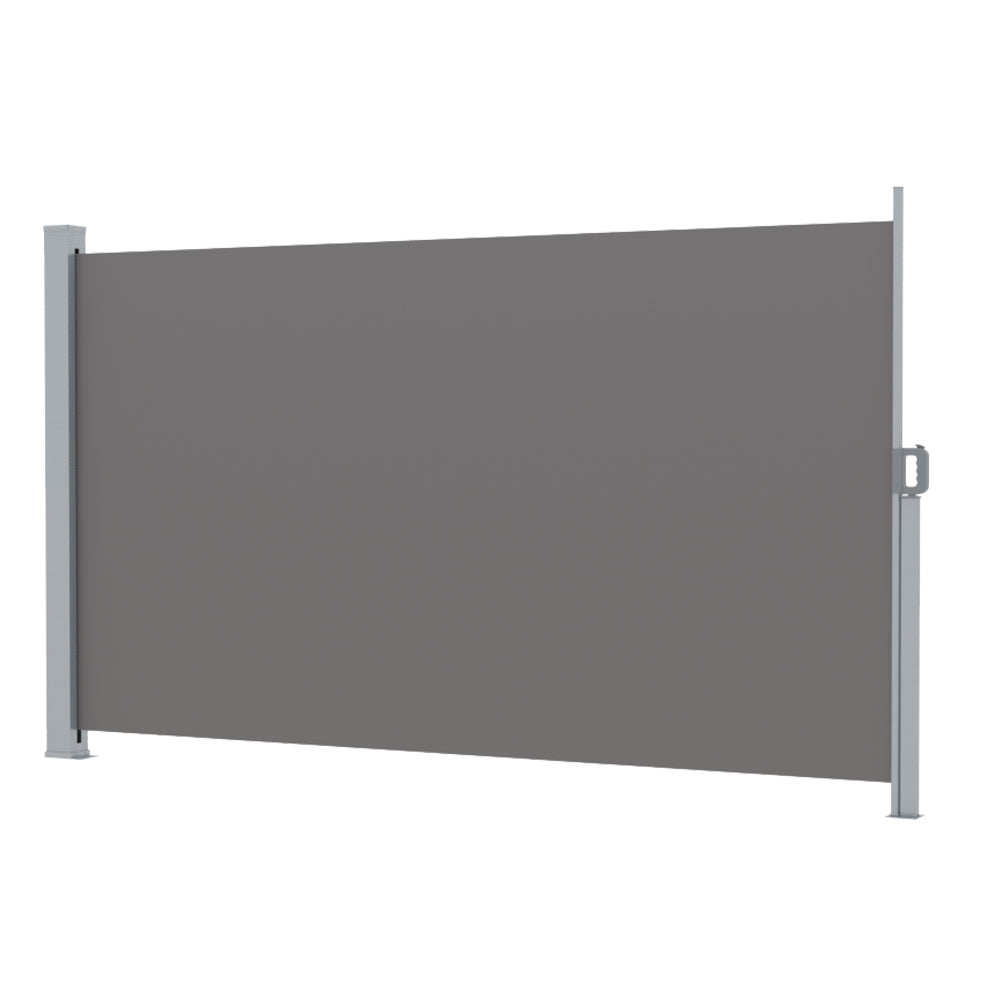 Instahut Retractable Side Awning Sun Shade 1.8X3M Grey