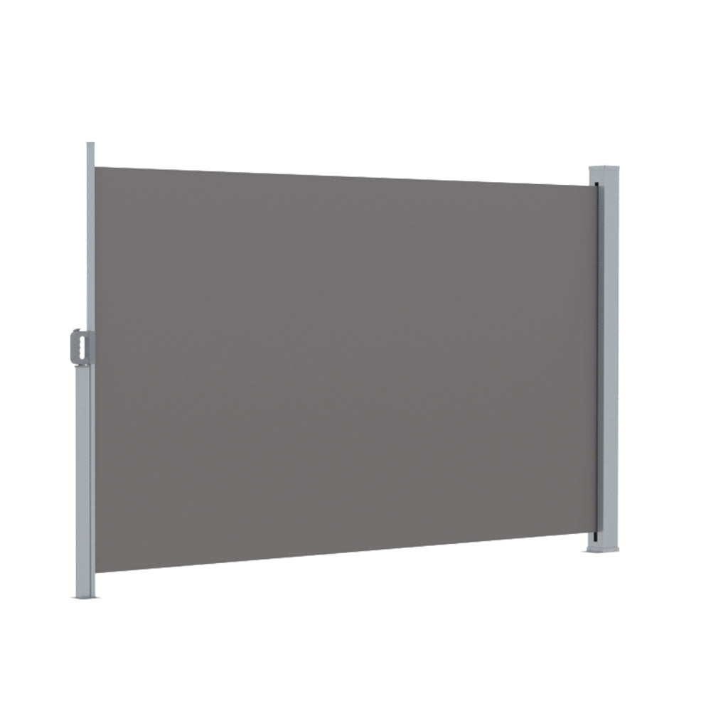 Instahut Retractable Side Awning Sun Shade 1.8X3M Grey