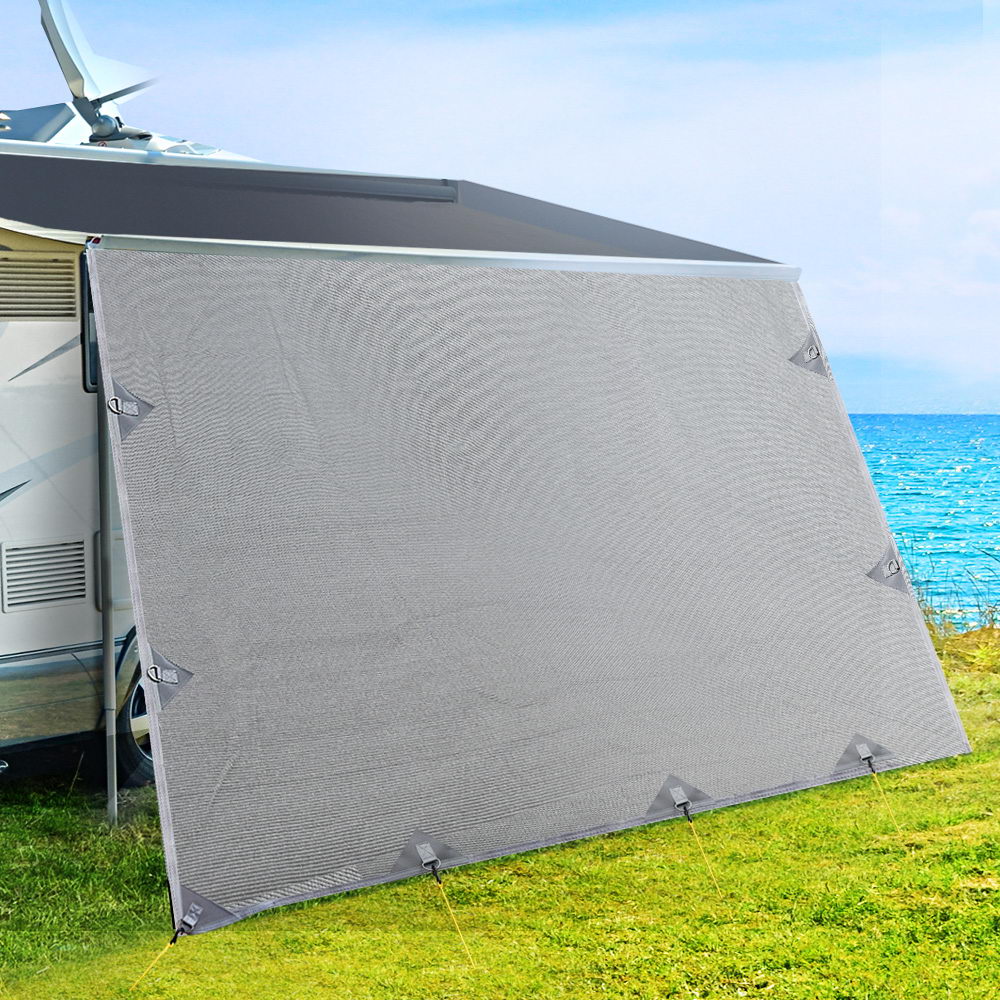 Weisshorn Caravan Privacy Screens Sun Shade - 3.4x1.95M