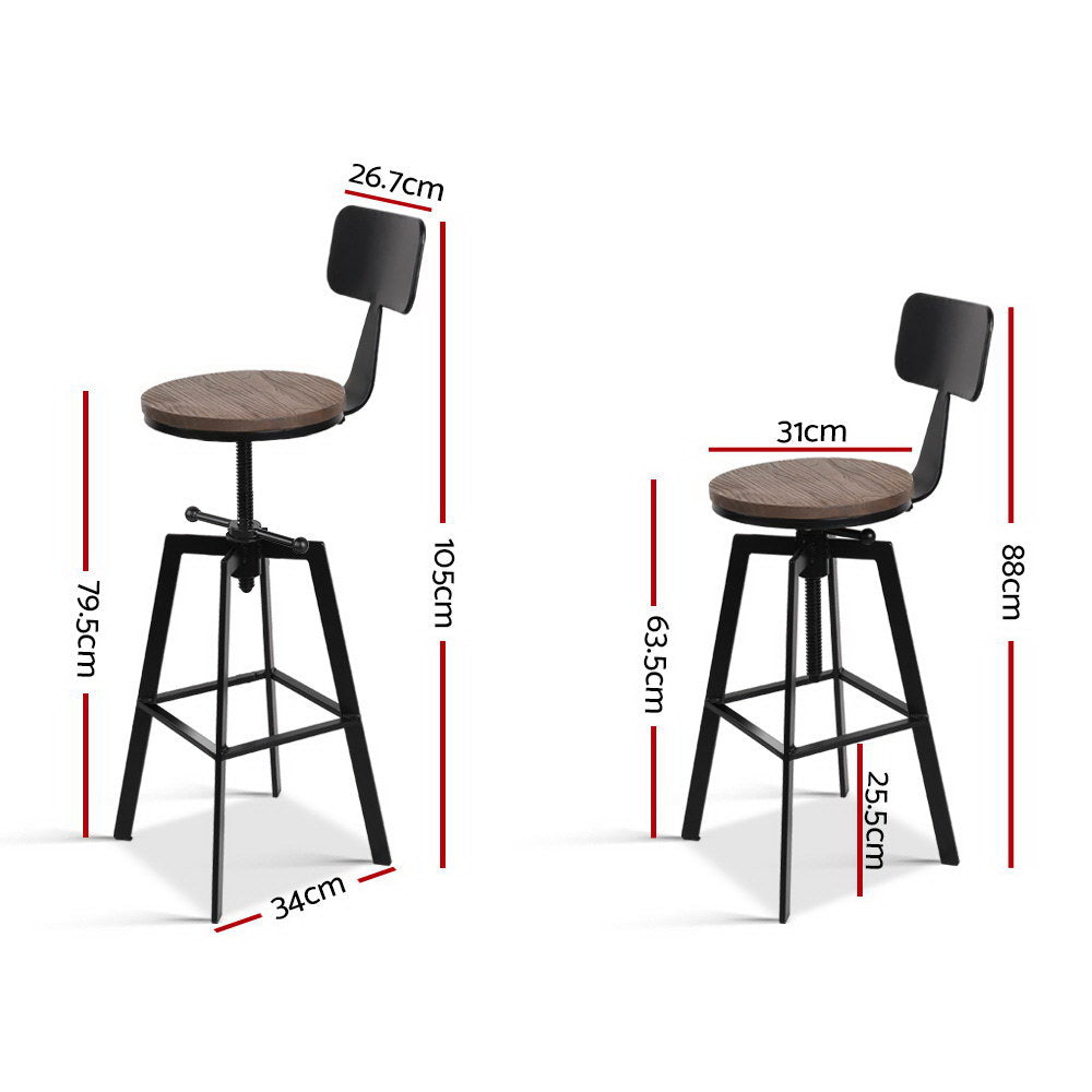 Artiss Industrial Bar Stool