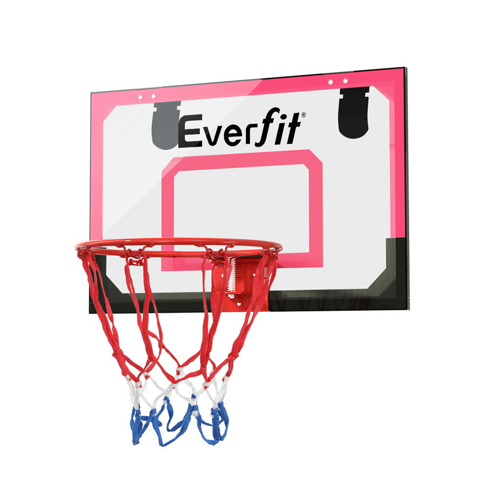 Everfit 23 Inch Kids Mini Basketball Hoop Red