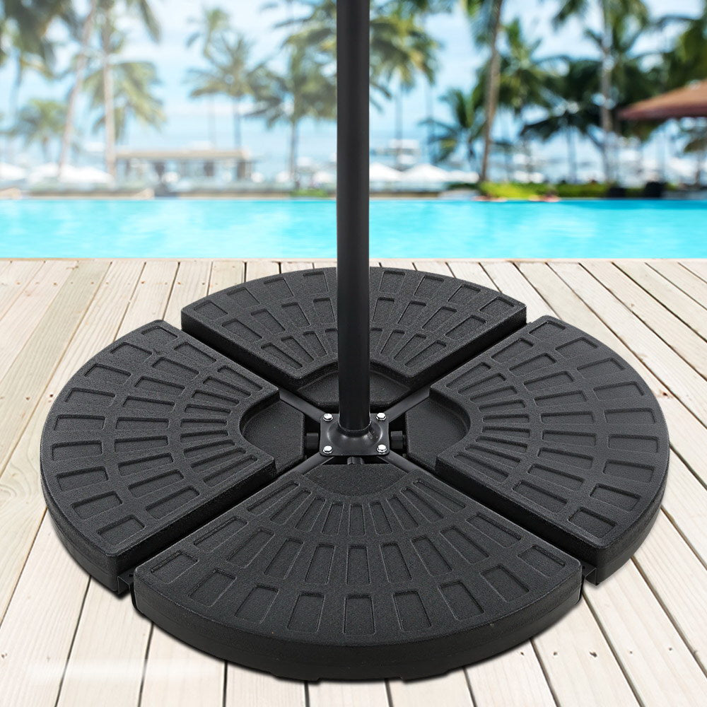 Instahut 4 x Outdoor Umbrella Stand Base 48CM