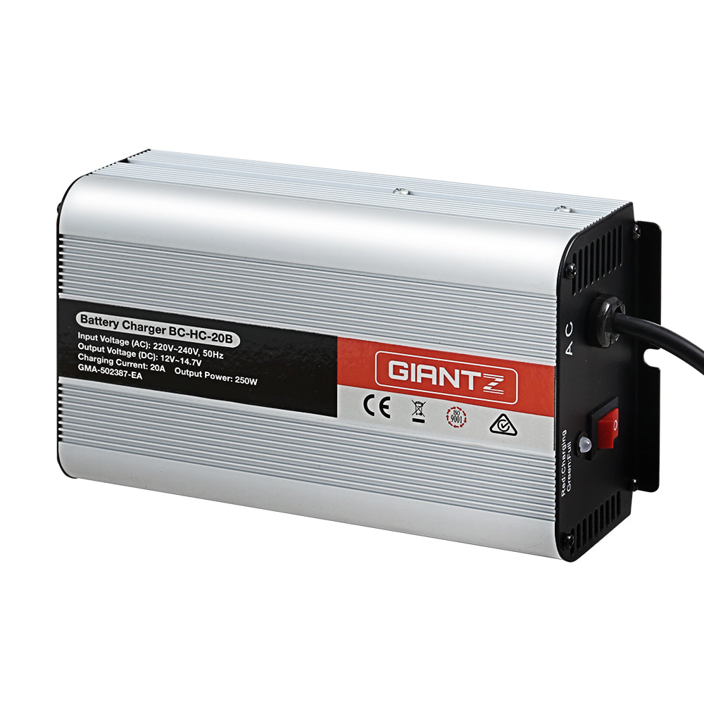 Giantz 12V Car Battery Charger Inverter 20 Amp