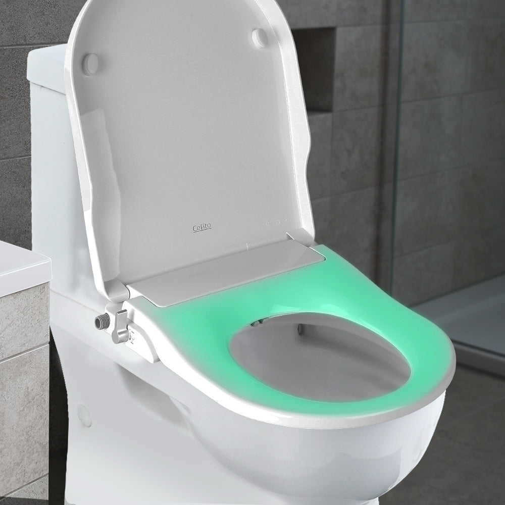 Cefito Non Electric Bidet Toilet Seat with Cover