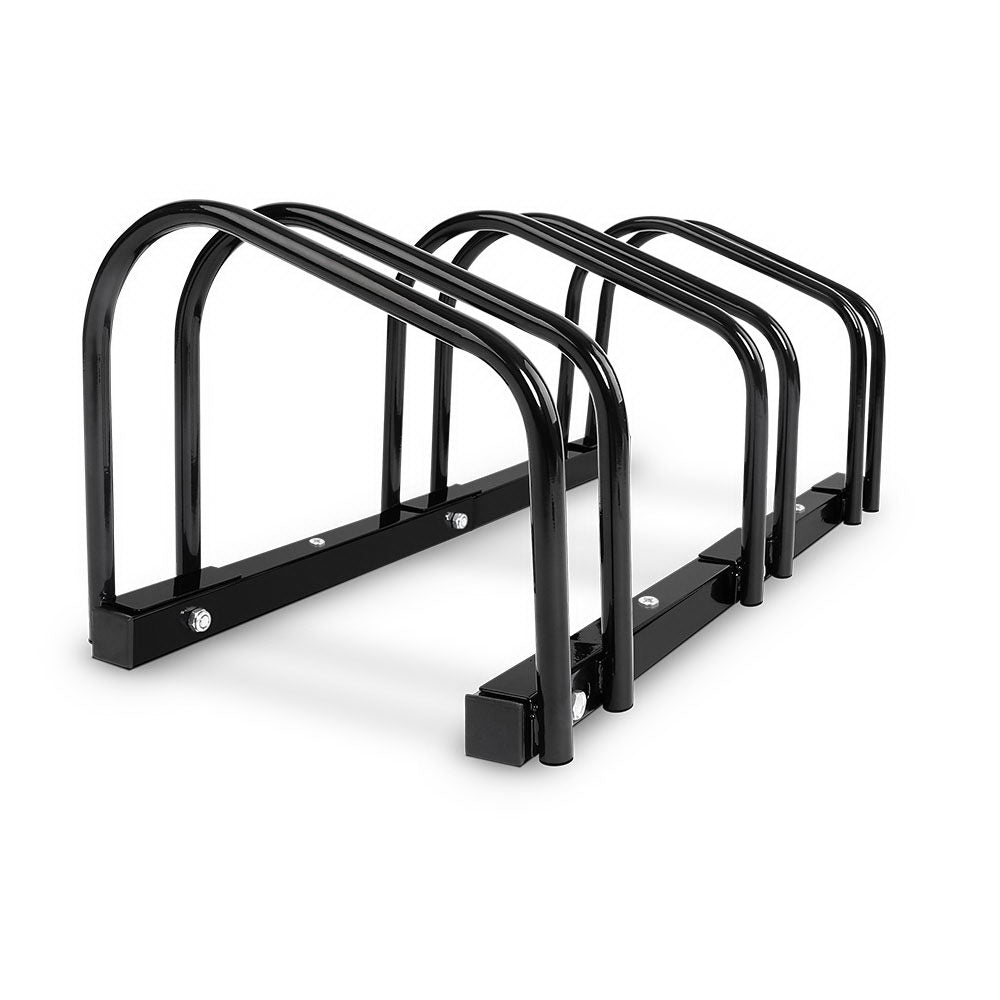 3 Bike Stand Bicycle Rack Floor Parking Holder