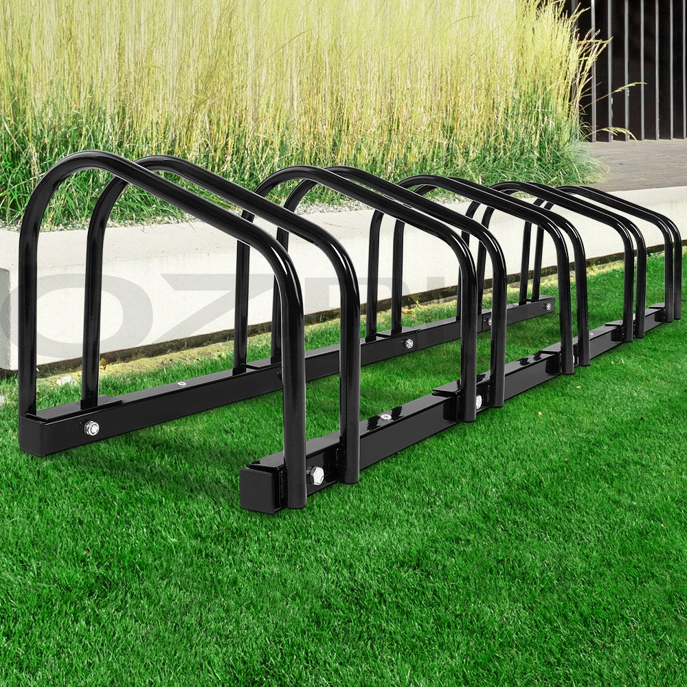 5 Bike Stand Bicycle Rack Floor Parking Holder