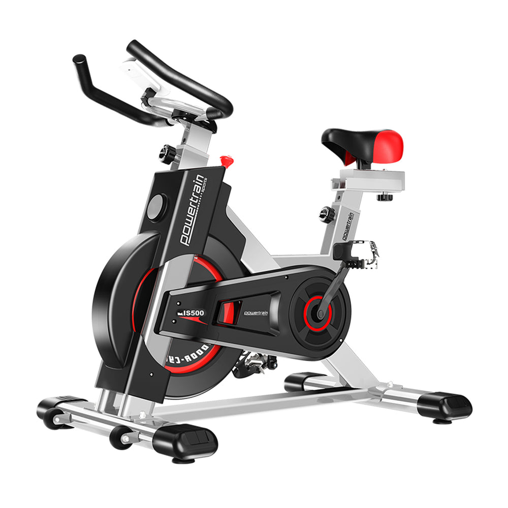 Powertrain IS-500 Heavy-Duty Exercise Bike - Silver