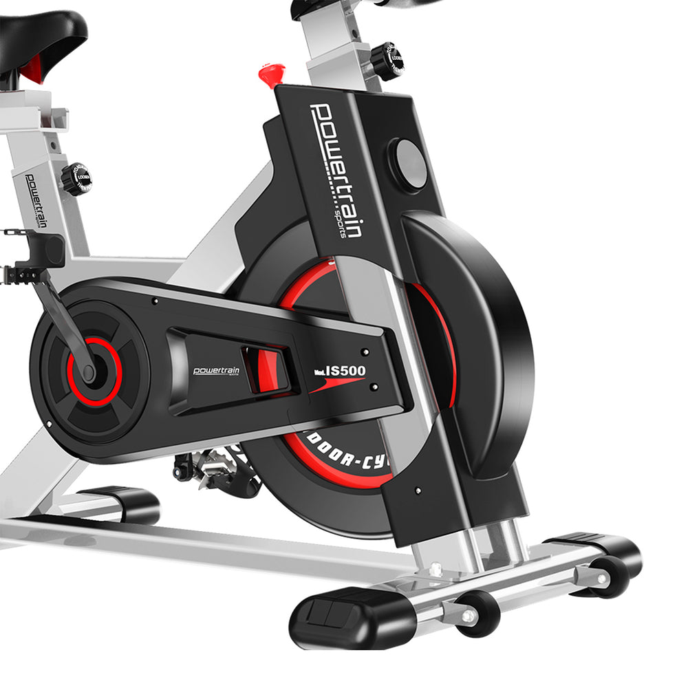 Powertrain IS-500 Heavy-Duty Exercise Bike - Silver