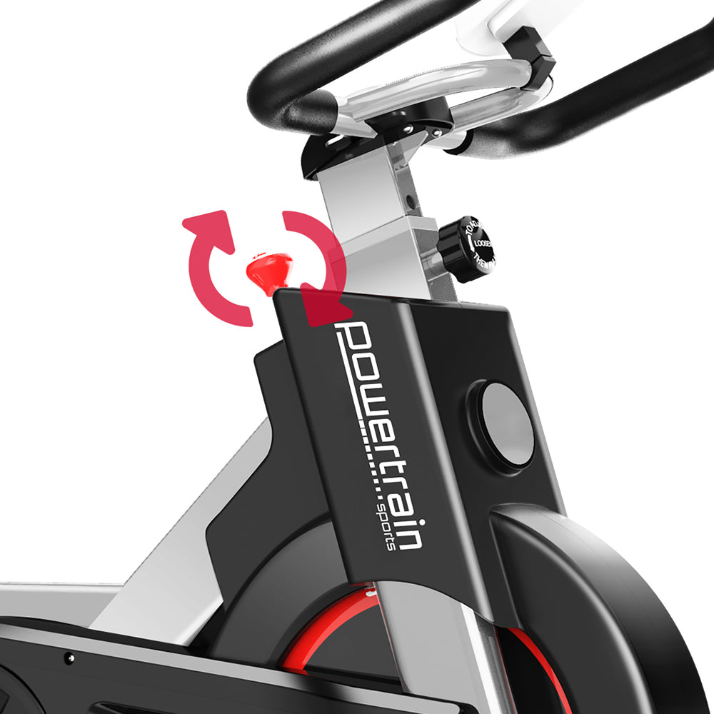 Powertrain IS-500 Heavy-Duty Exercise Bike - Silver