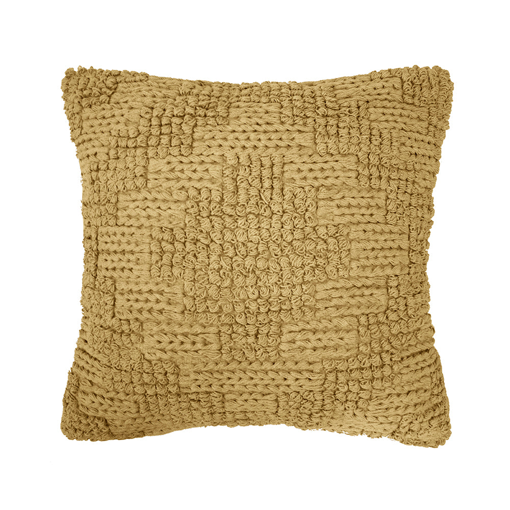 Bambury Remy Square Cushion Flax