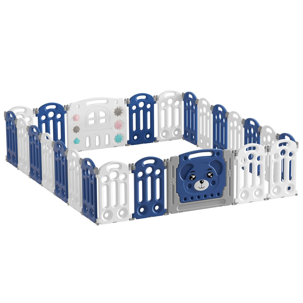 Keezi 24 Pannel Safety Gate Blue