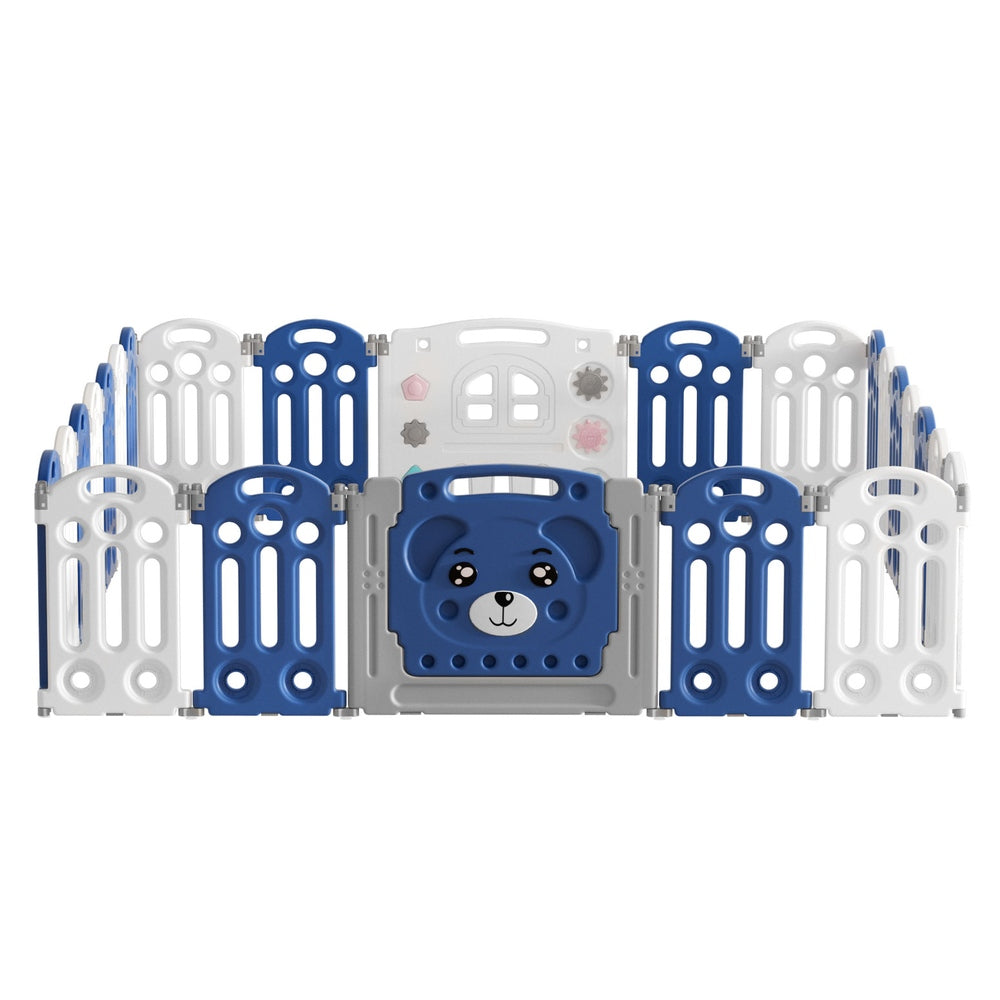 Keezi 24 Pannel Safety Gate Blue