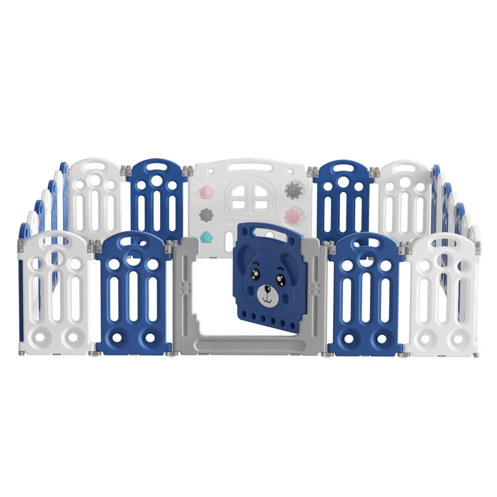 Keezi 24 Pannel Safety Gate Blue