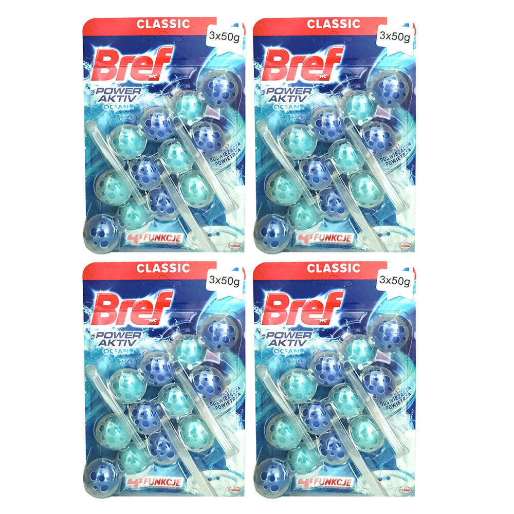 4x 3PK 150g Bref Power Active - Ocean