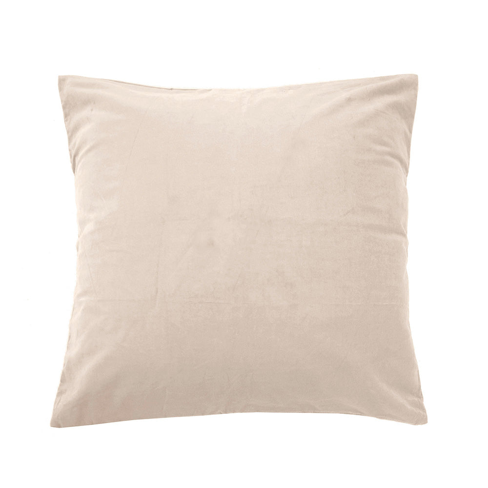 Bambury Euro Pillowcase Velvet Pearl