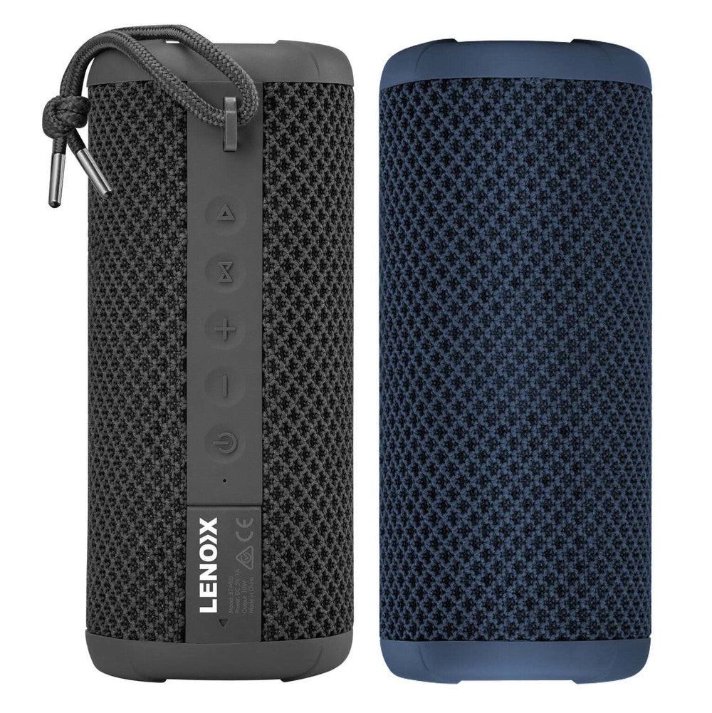 Lenoxx IPX7 Waterproof &amp; Portable Bluetooth Speaker (Black) 10W, 360 Audio