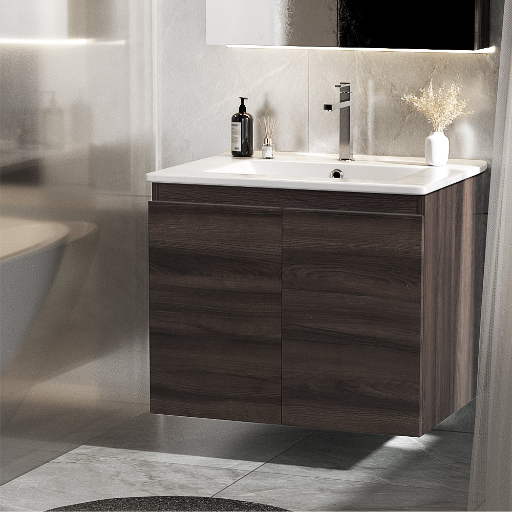 Cefito 600mm Bathroom Vanity Unit Basin Walnut