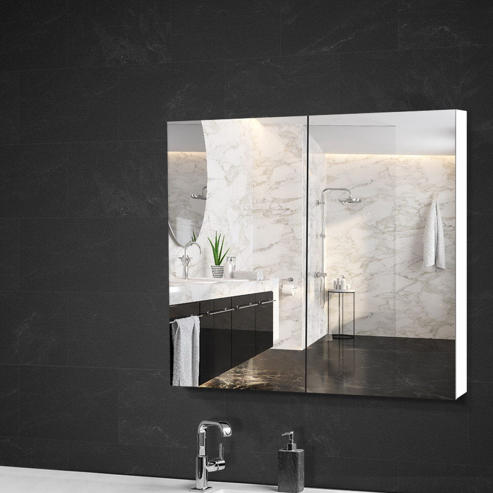 Cefito Bathroom Mirror Cabinet Vanity 750mmx720mm