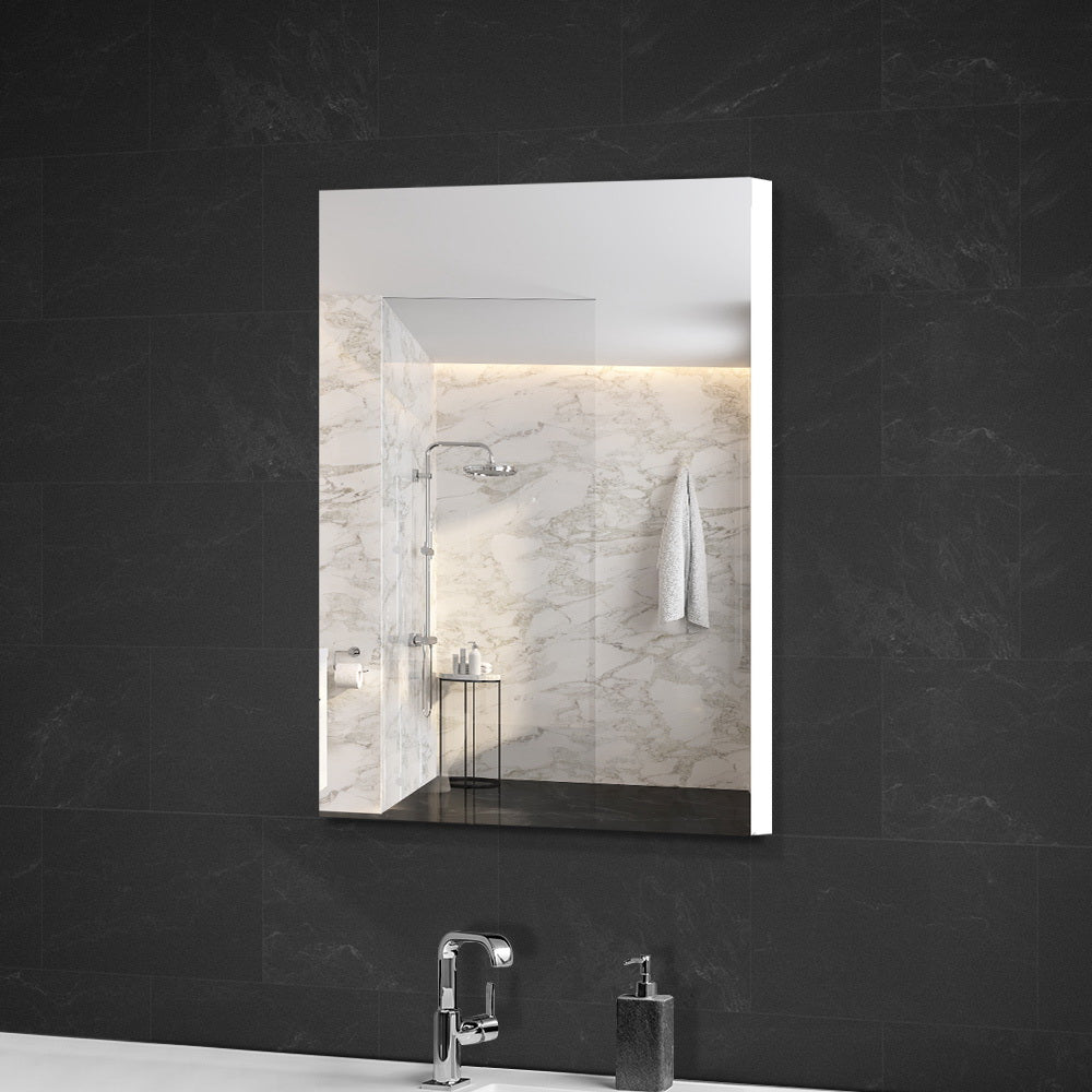 Cefito Bathroom Mirror Cabinet Vanity White 450mmx720mm