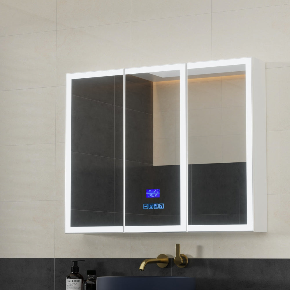 Bathroom Mirror Wall Cabinet LED
