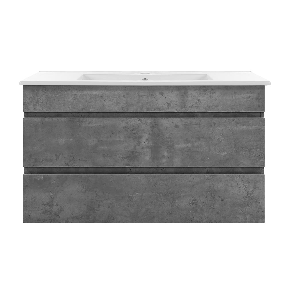 Cefito 900mm Bathroom Vanity Wall Mounted Cement