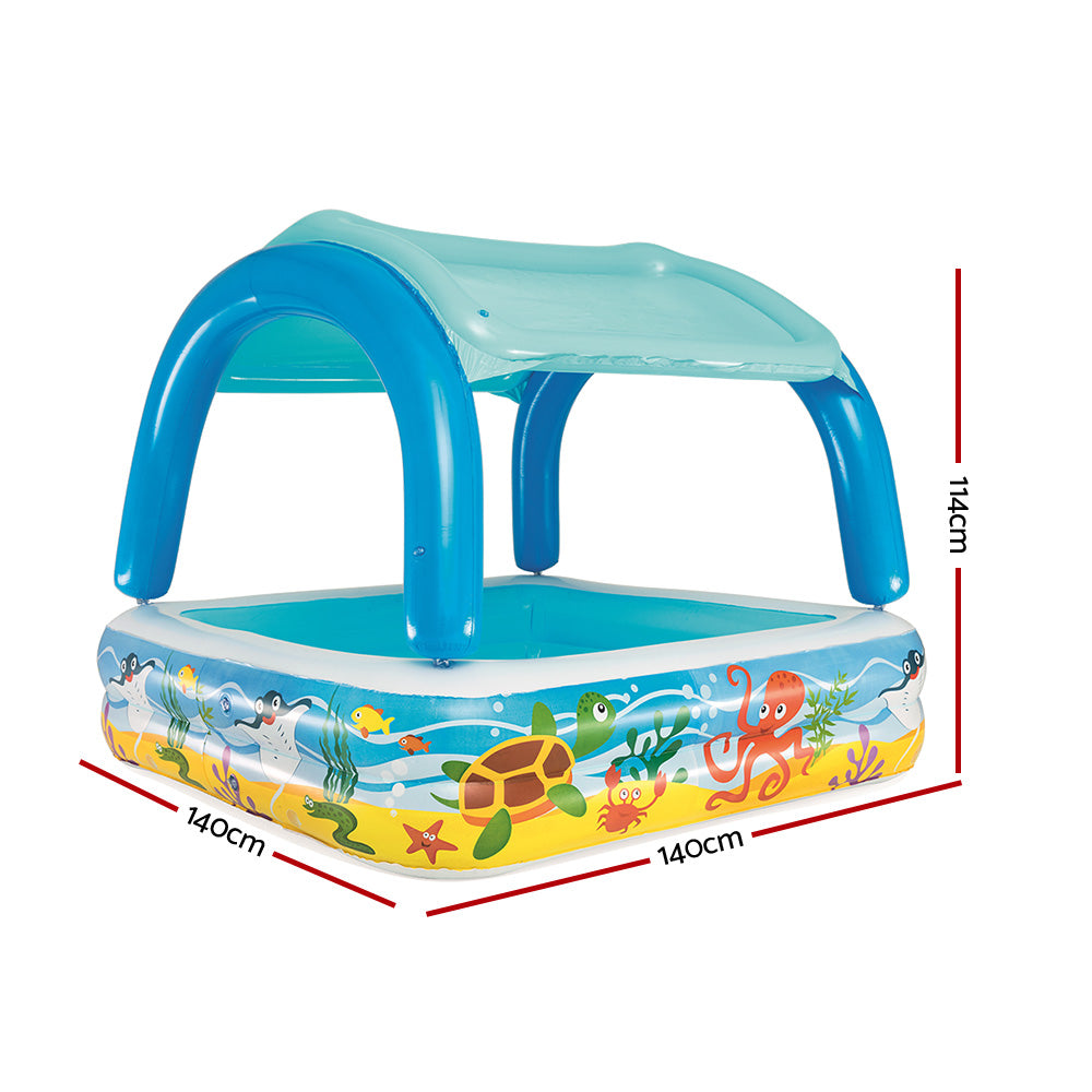 Bestway Inflatable Kids Pool Canopy Play