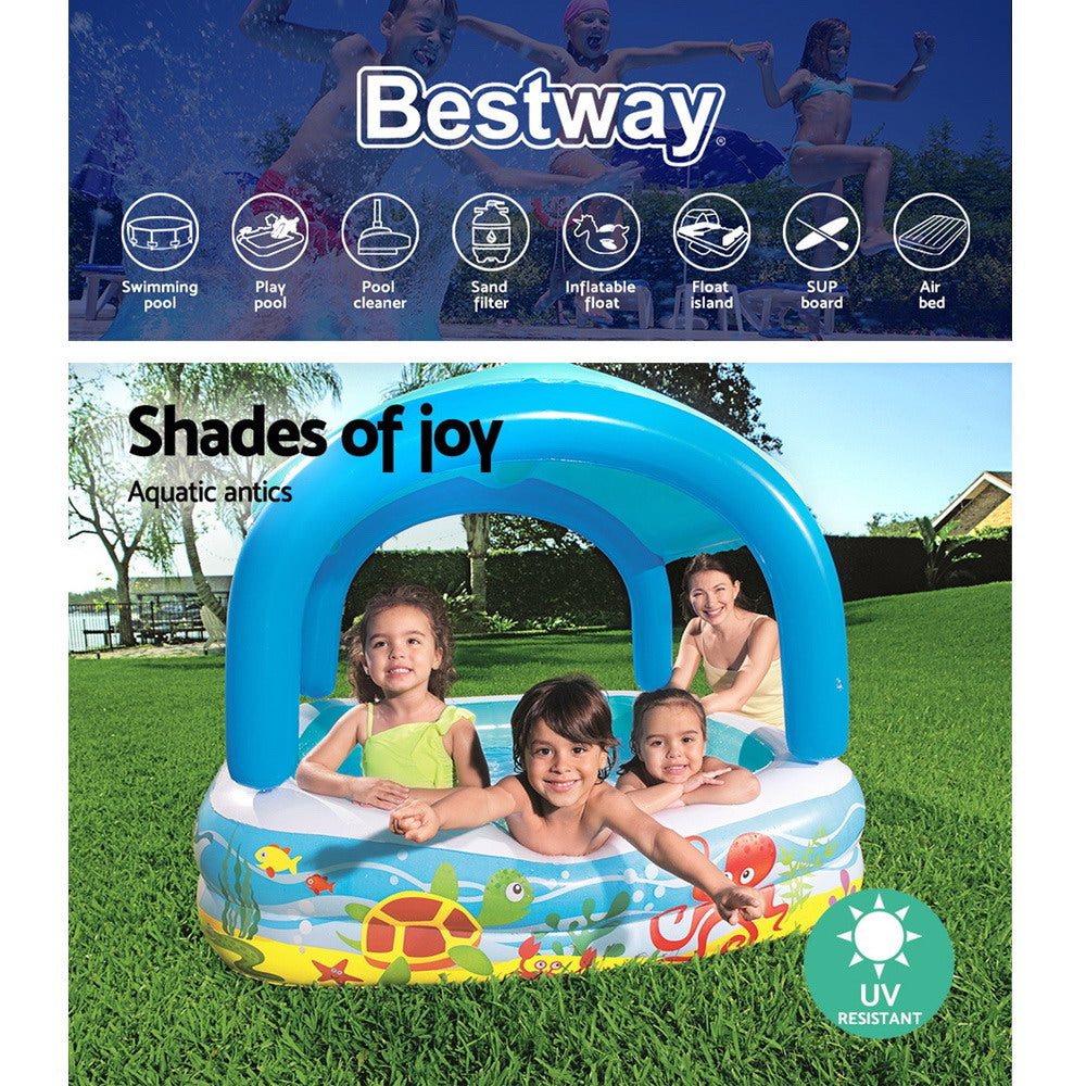 Bestway Inflatable Kids Pool Canopy Play