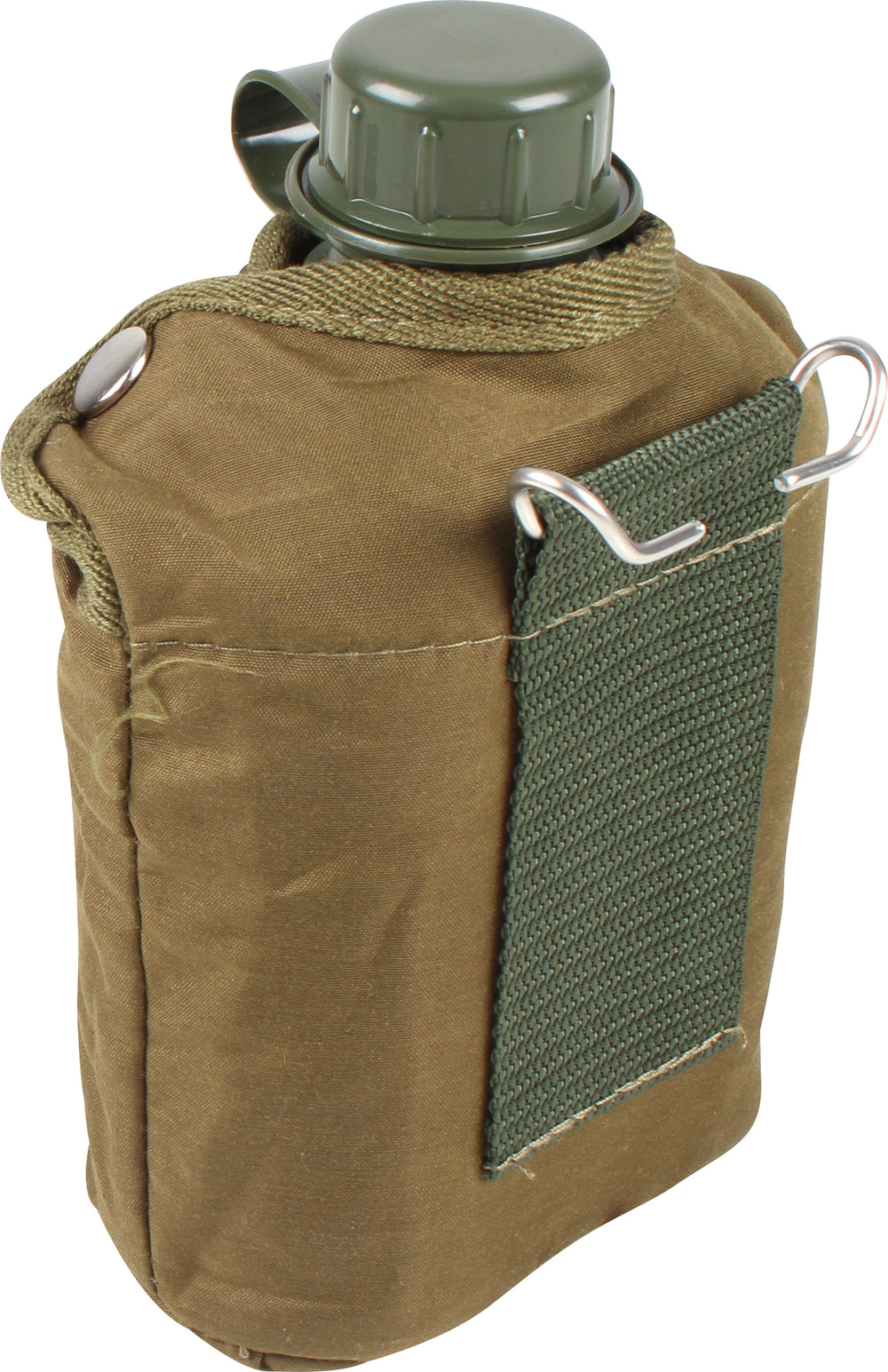 Wildtrak 1qt Spill-Proof Canteen Water Container w/ Cover - Army Green