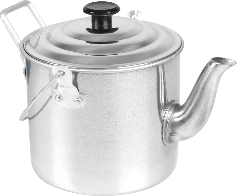 Wildtrak 1800ml Aluminium Billy Teapot Water Boiler - Silver